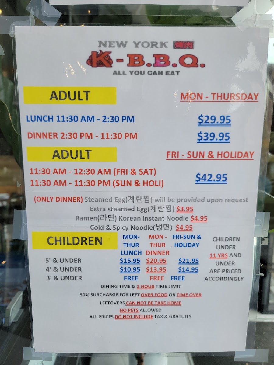 Menu New York K-Bbq-10