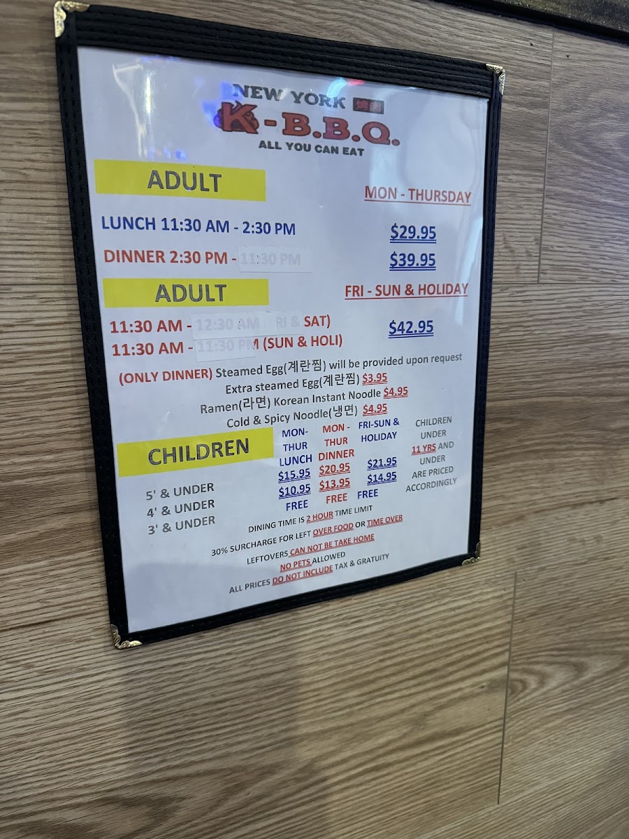 Menu New York K-Bbq-5