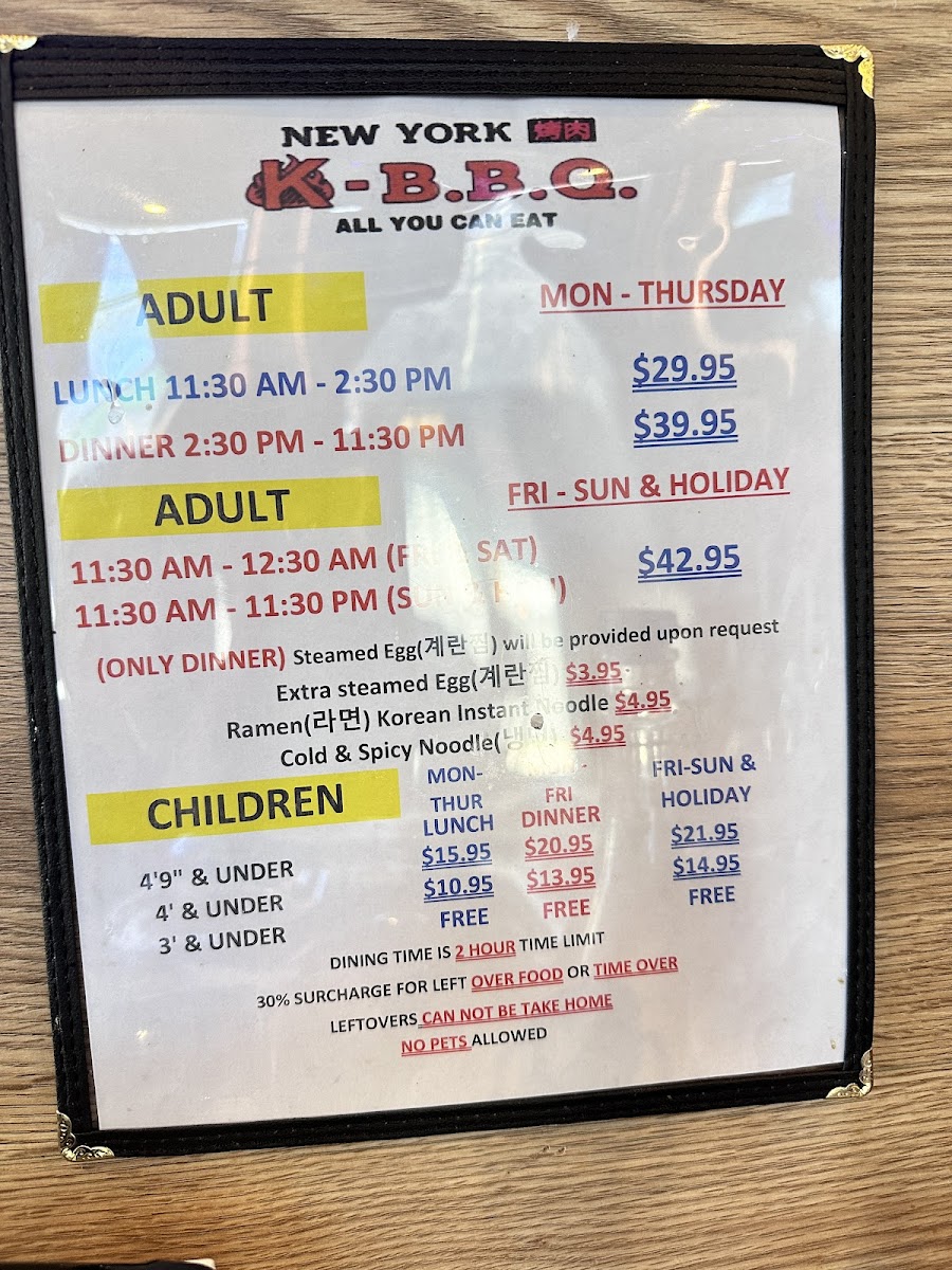 Menu New York K-Bbq-8