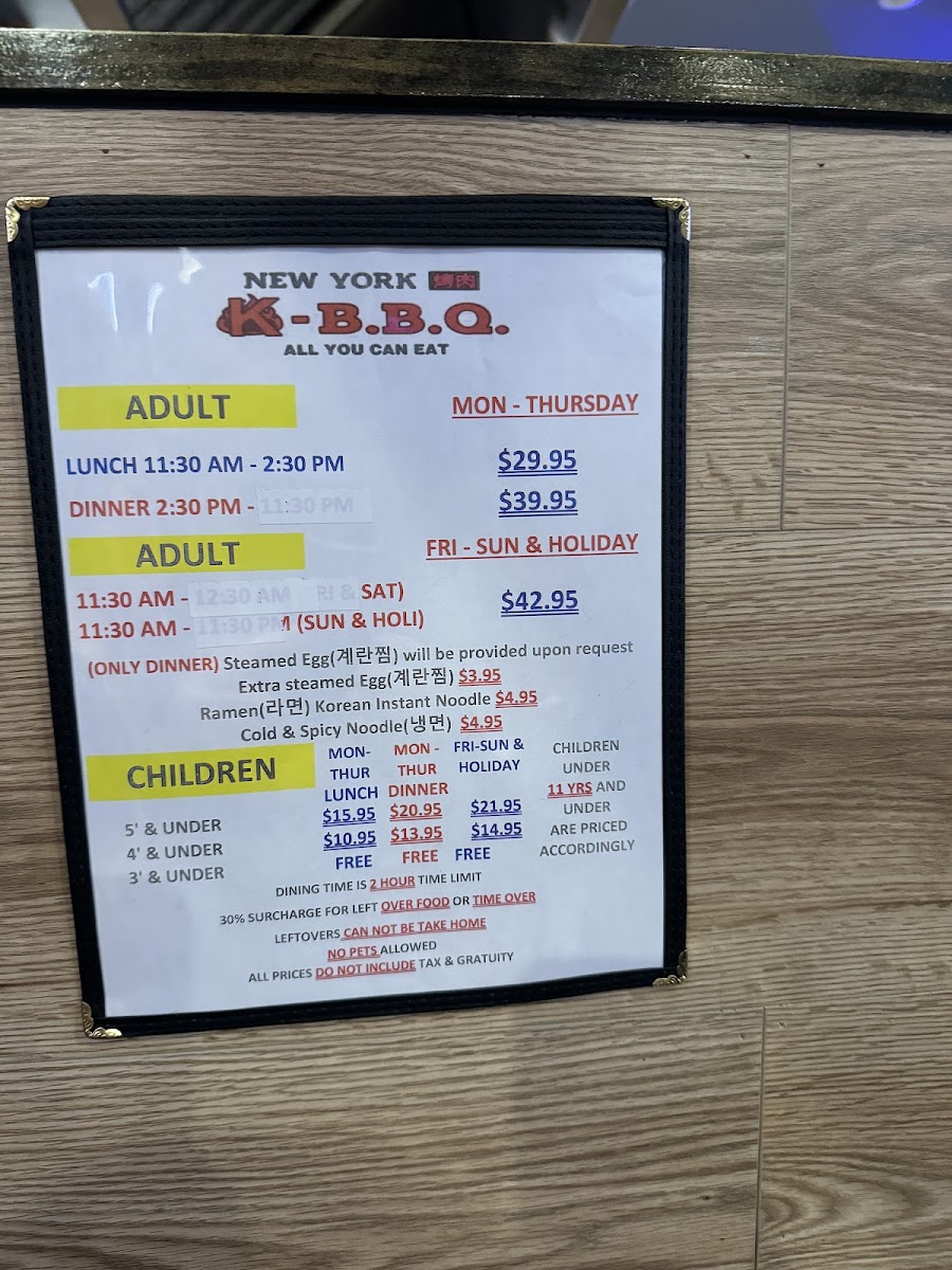 Menu New York K-Bbq-9